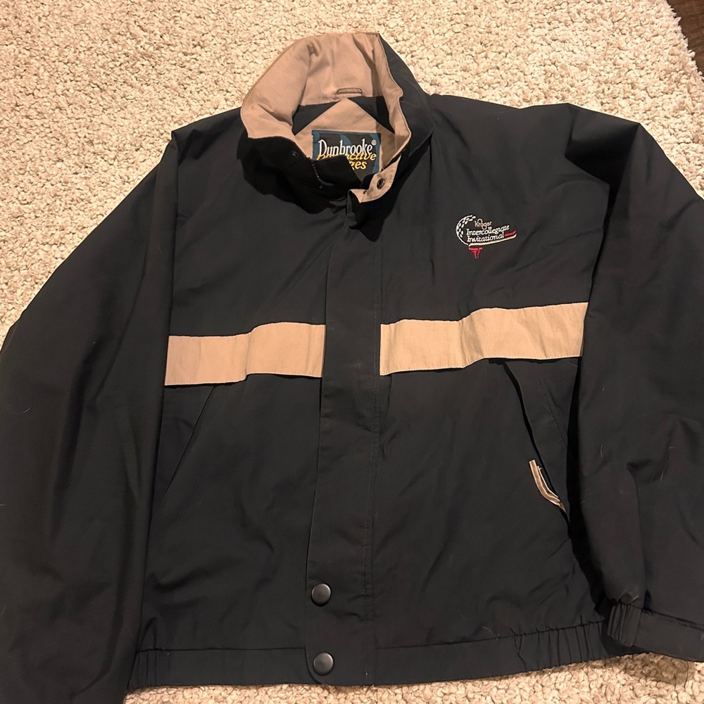 Dunbrooke Two-Tone Jacket in Black and Cream